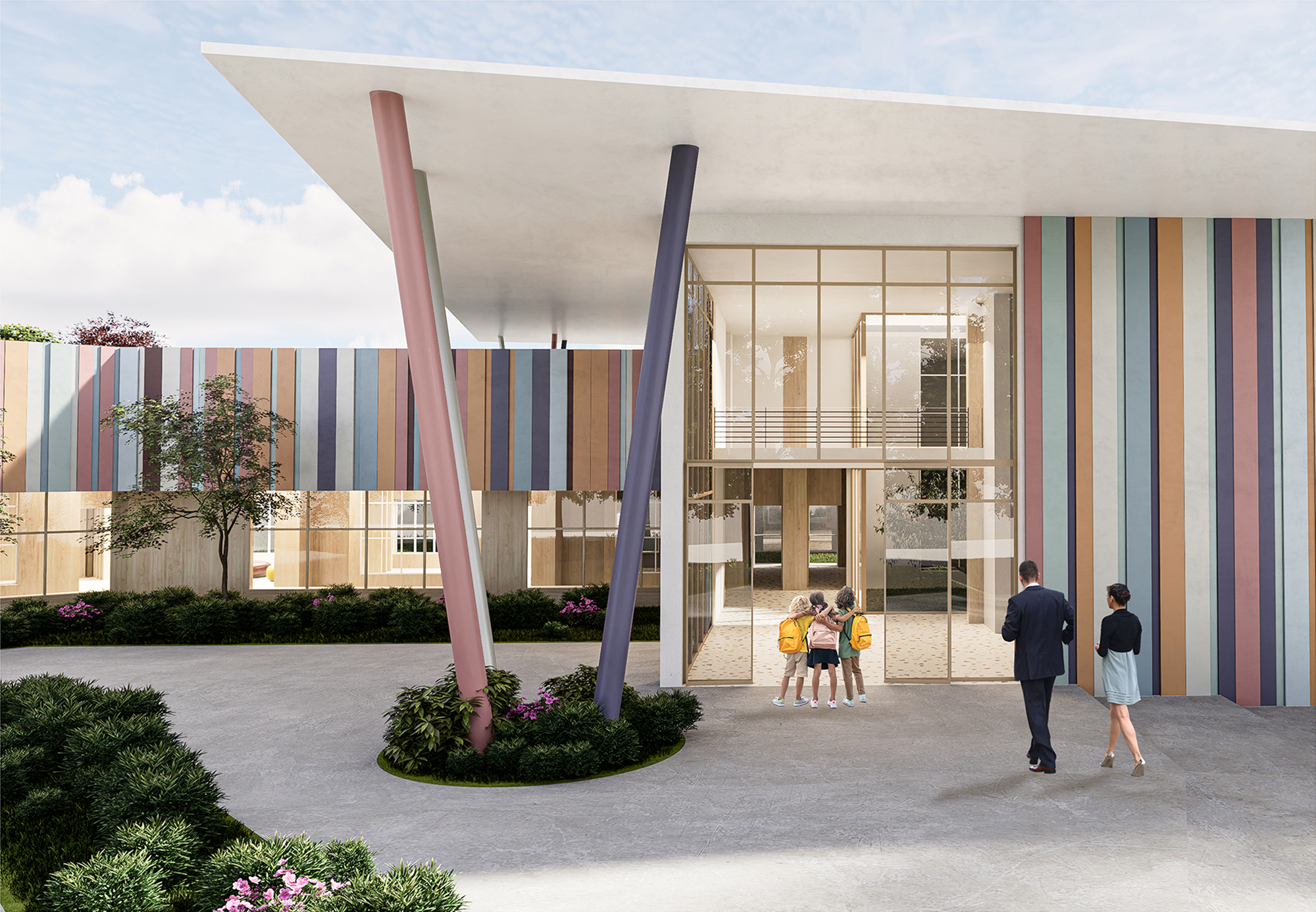 Nuova Scuola Primaria Ascoli Satriano (FG) - Render 1