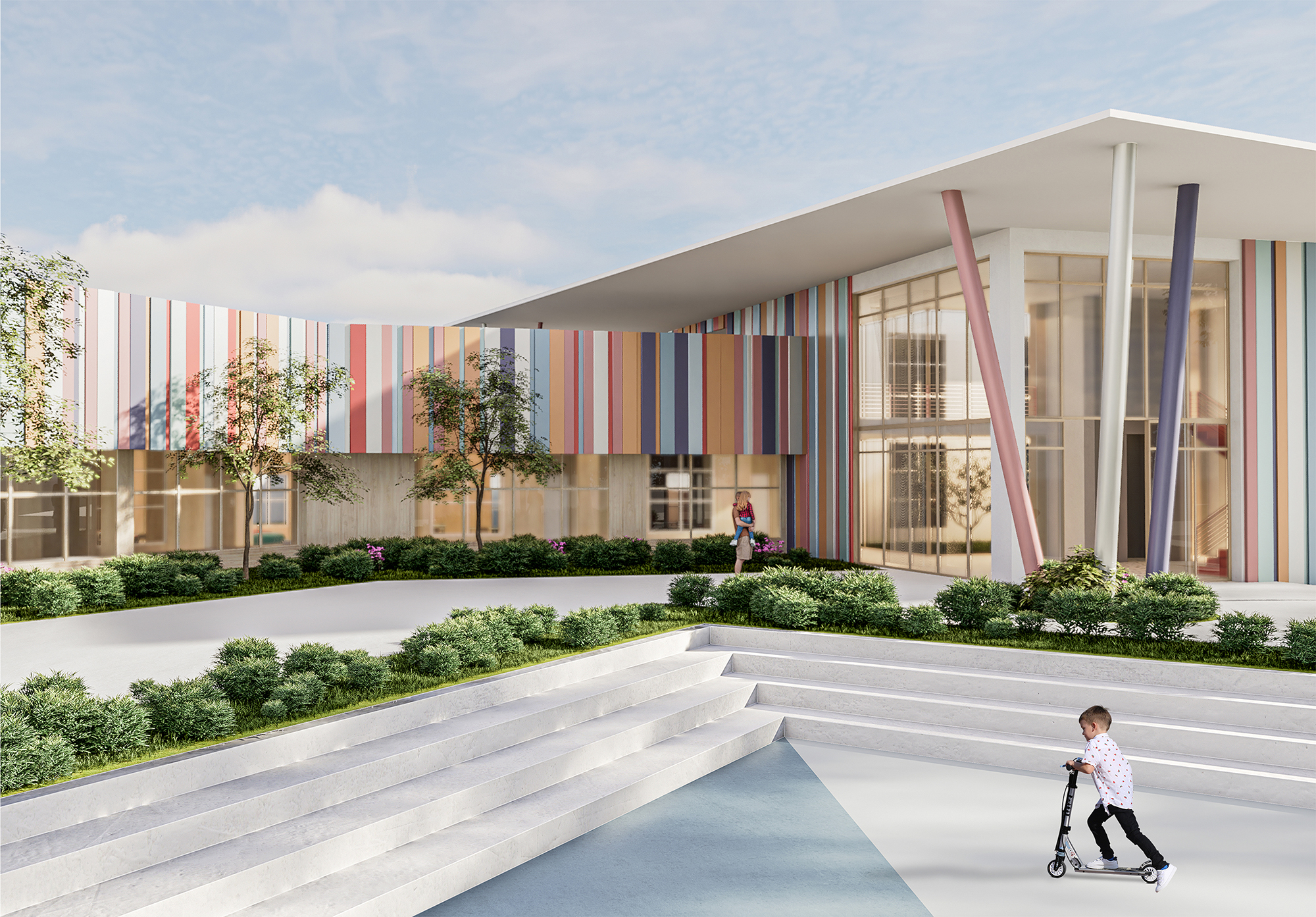 Nuova Scuola Primaria Ascoli Satriano (FG) - Render 2