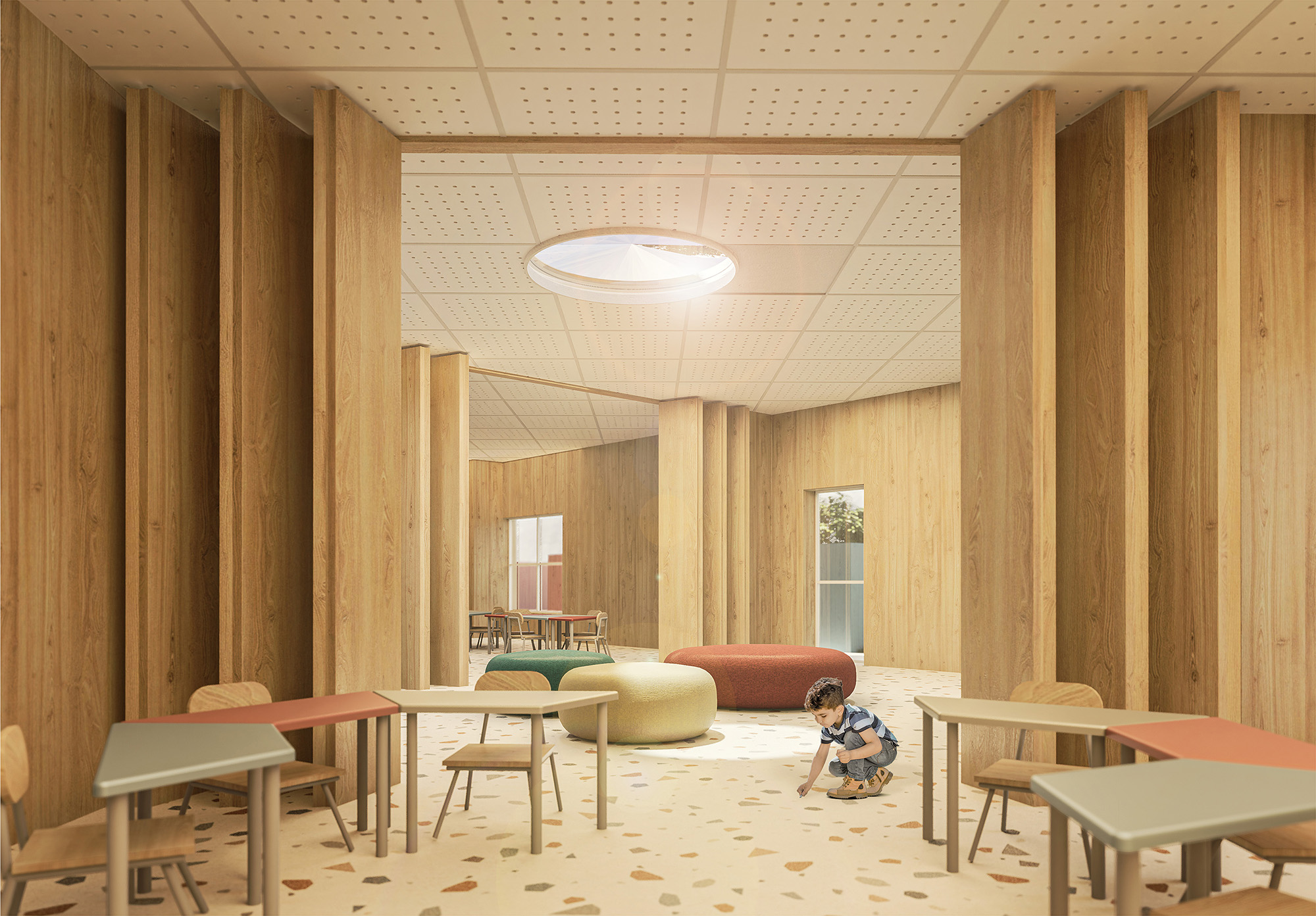 Nuova Scuola Primaria Ascoli Satriano (FG) - Render 4