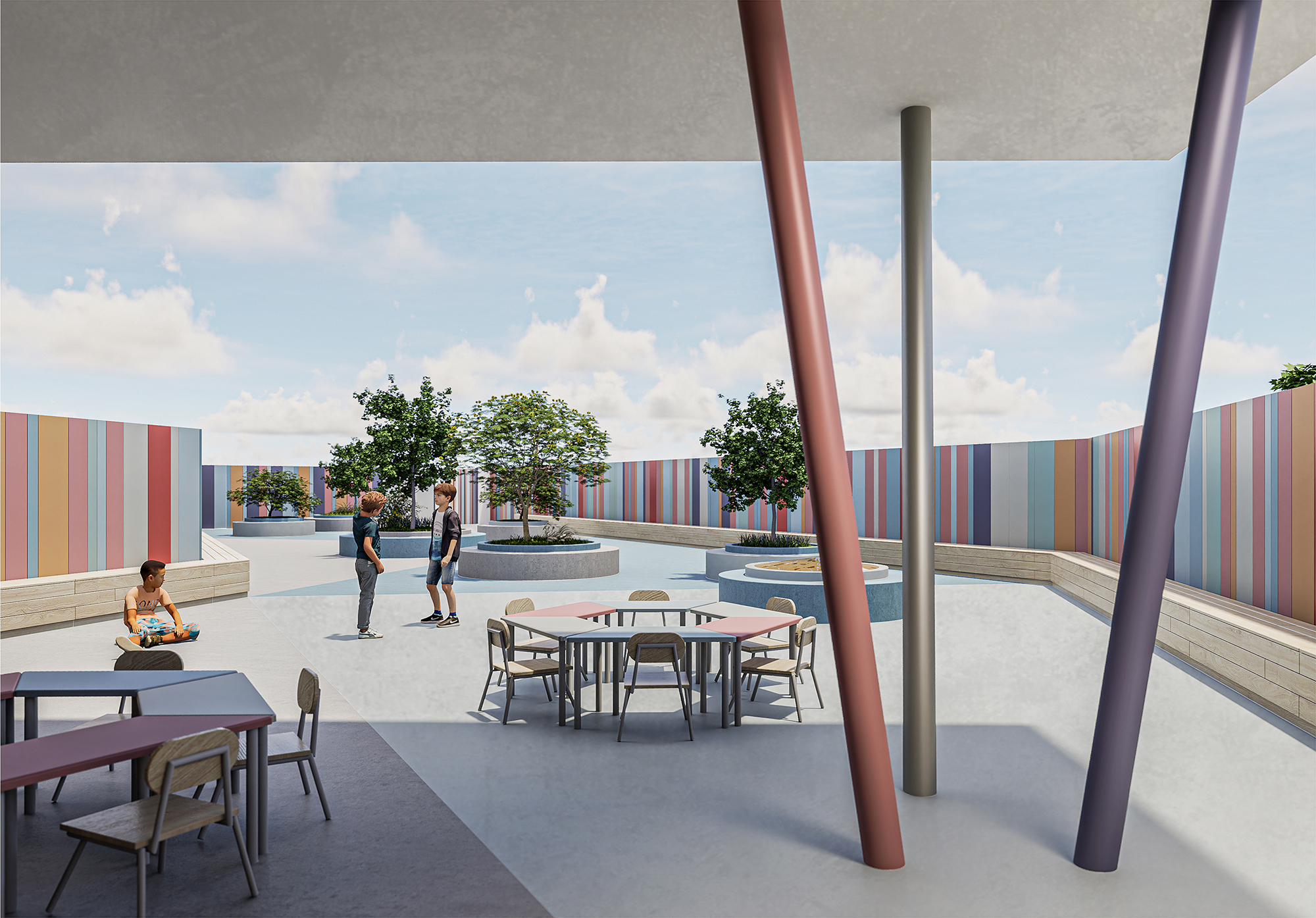 Nuova Scuola Primaria Ascoli Satriano (FG) - Render 5