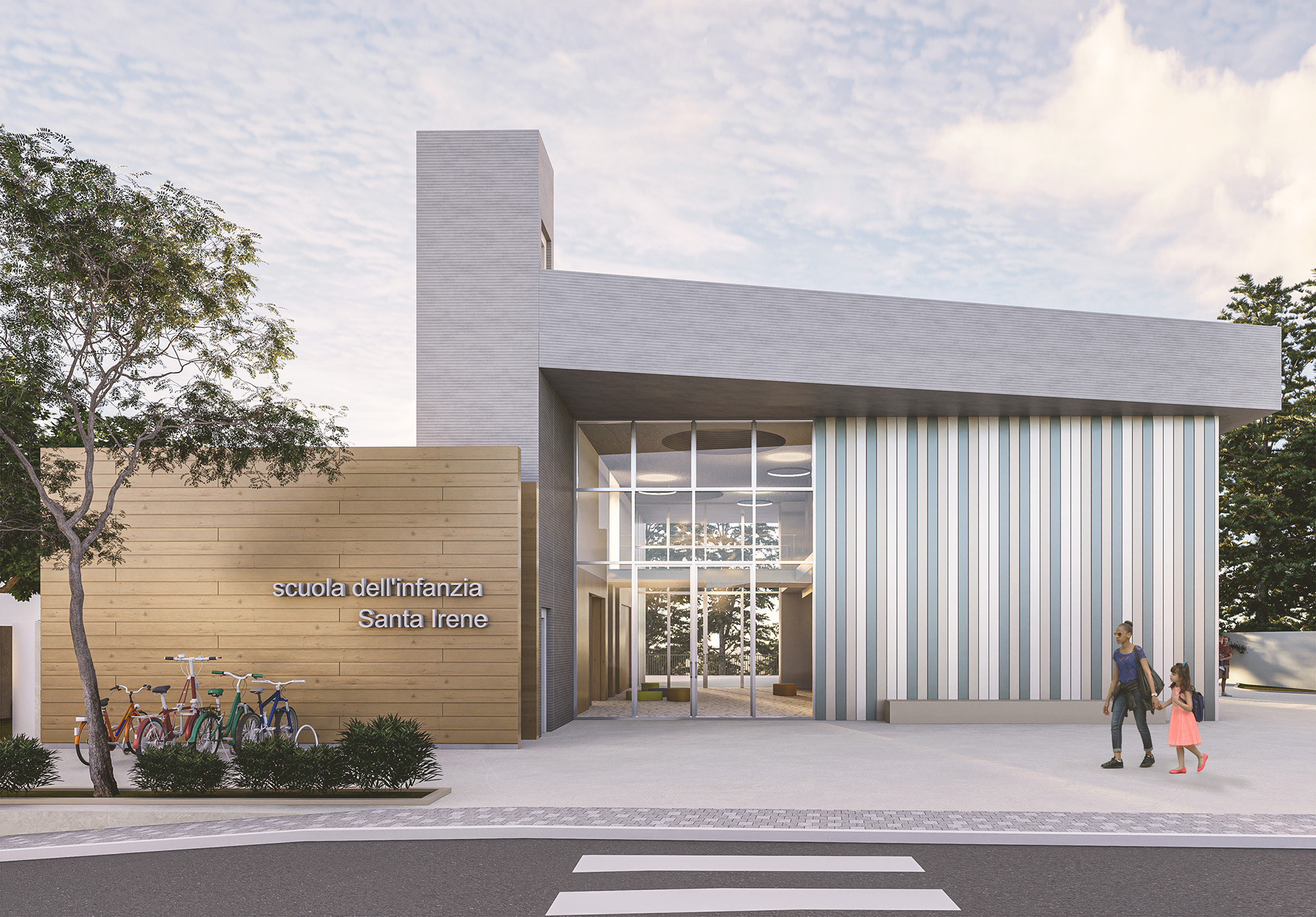 Nuova Scuola Primaria Villalfonsina (CH) - Render 1