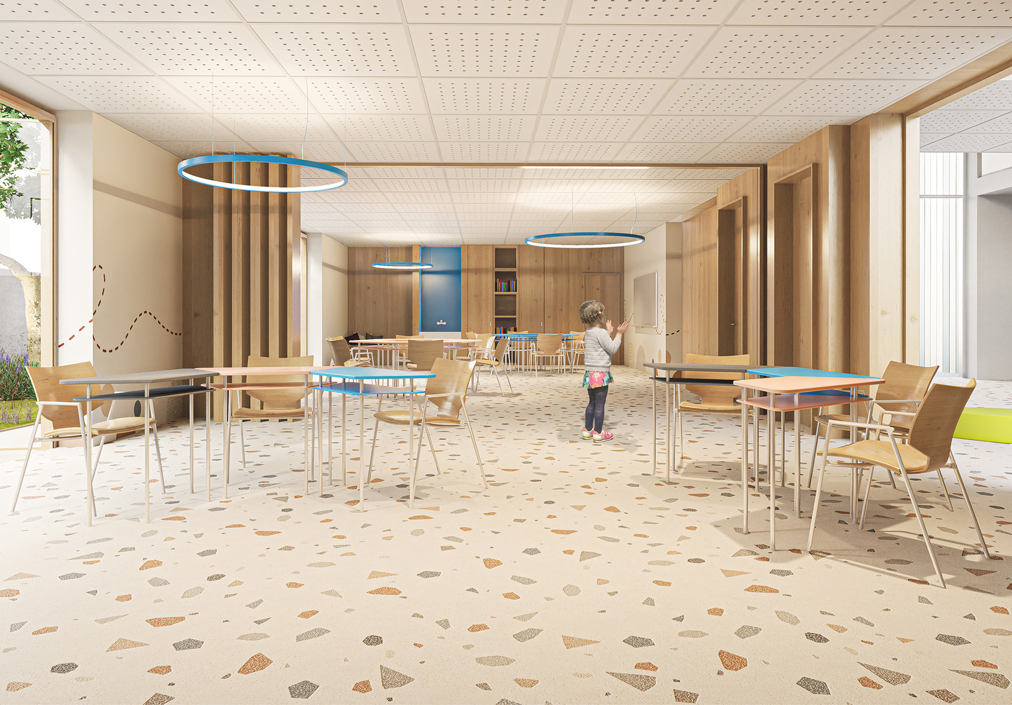 Nuova Scuola Primaria Villalfonsina (CH) - Render 4