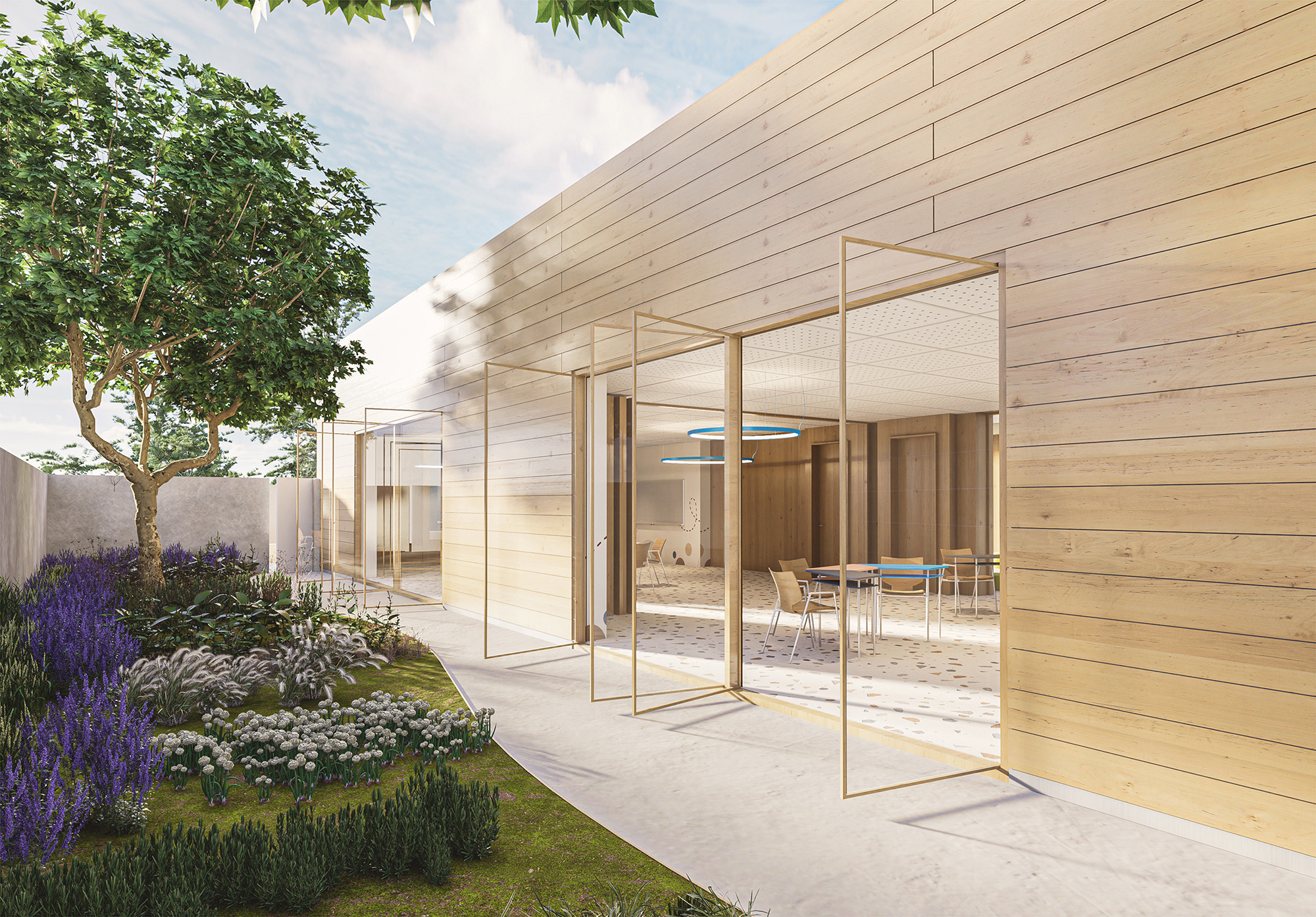 Nuova Scuola Primaria Villalfonsina (CH) - Render 5