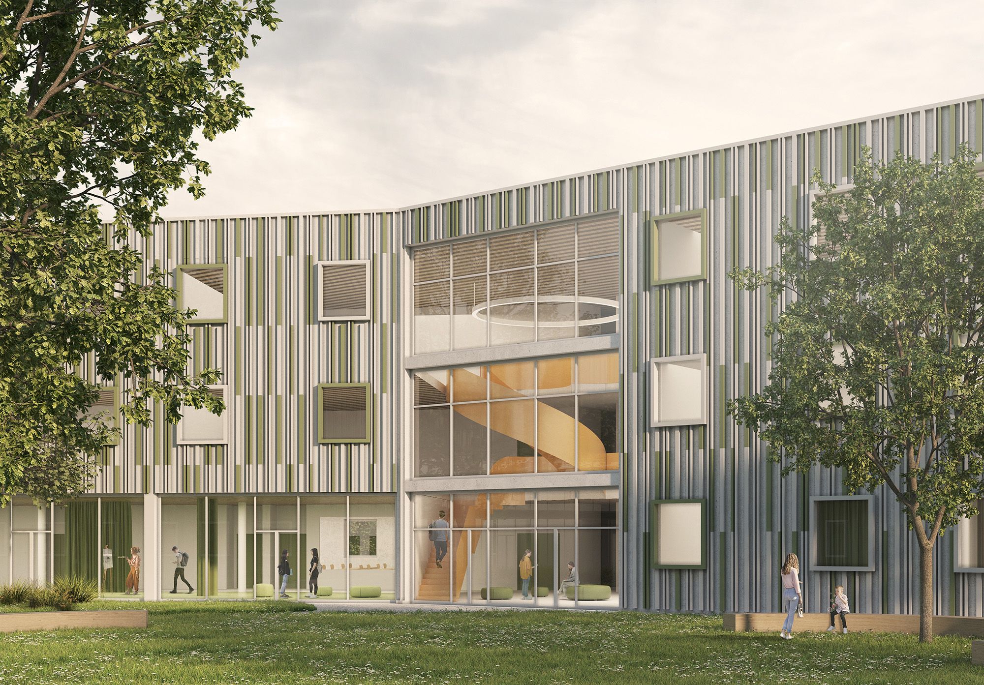 Nuova Scuola dell'Infanzia Tagliabue (MB) - Render 3